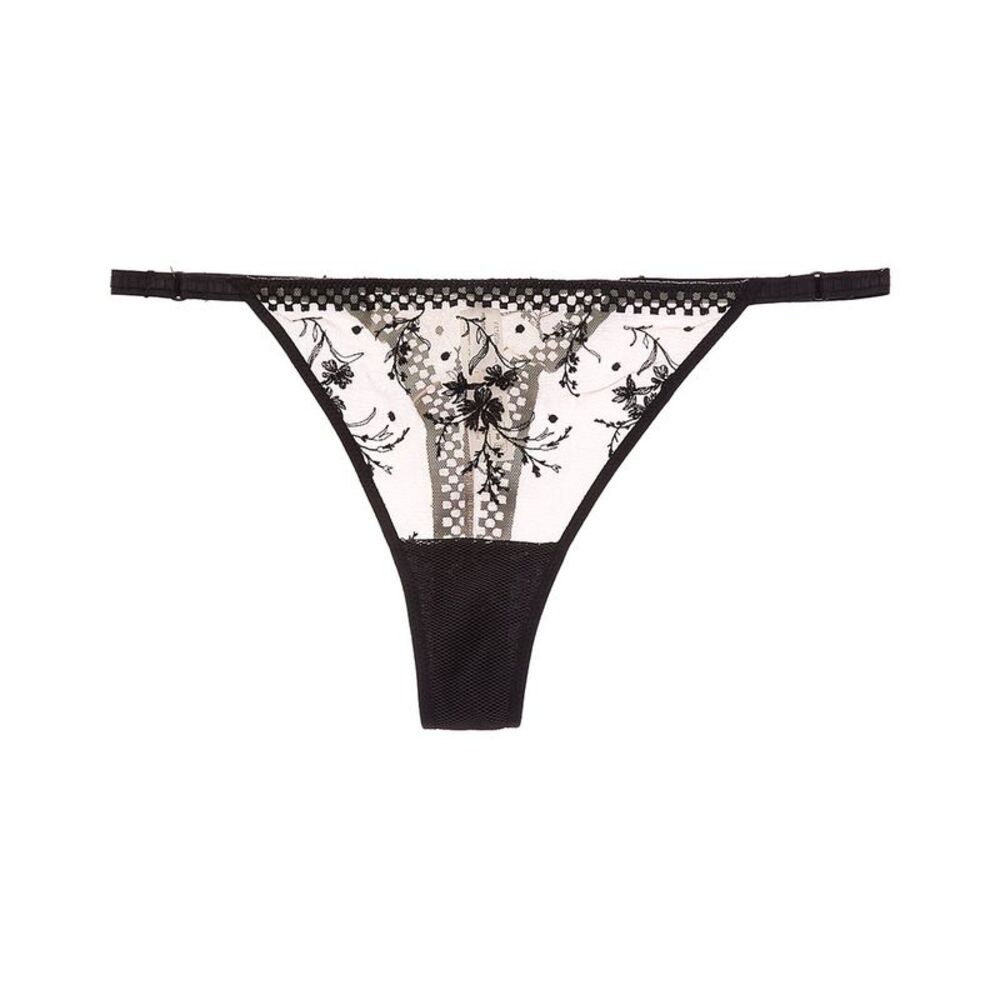 Passionata Womens  Suzy Lace Thong, Black